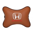 Подушка на подголовник экокожа Fox HONDA