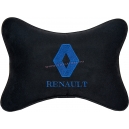 Подушка на подголовник алькантара Black (синяя) RENAULT