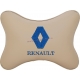 Подушка на подголовник экокожа Beige (синяя) RENAULT