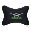 Подушка на подголовник алькантара Black UAZ