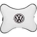 Подушка на подголовник экокожа Milk (черная) VW