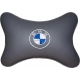 Подушка на подголовник экокожа L.Grey BMW