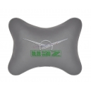 Подушка на подголовник экокожа L.Grey UAZ